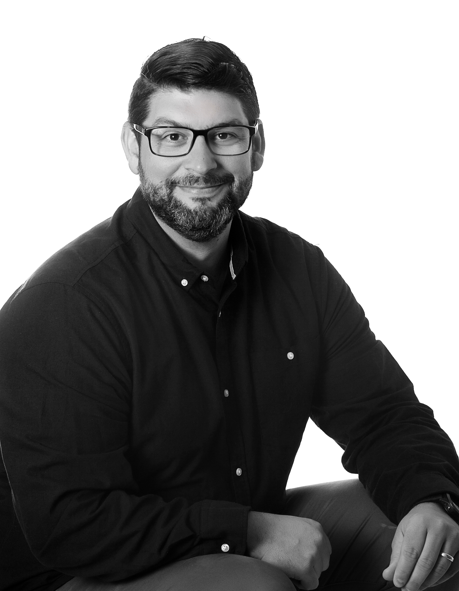 Leon Hardwick portrait — decision-intelligence strategist and operator